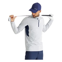 Ping Rhodri Half Zip Fleece Herren Sweatshirt, grau/dunkelblau