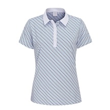 Ping Bethany Damen Poloshirt, neotheric/white