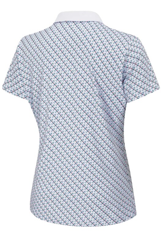 Ping Bethany Damen Poloshirt, neotheric/white