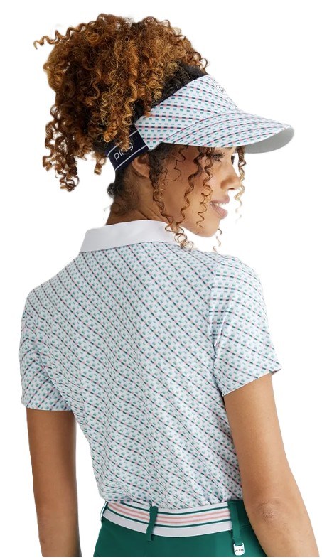Ping Bethany Damen Poloshirt, neotheric/white