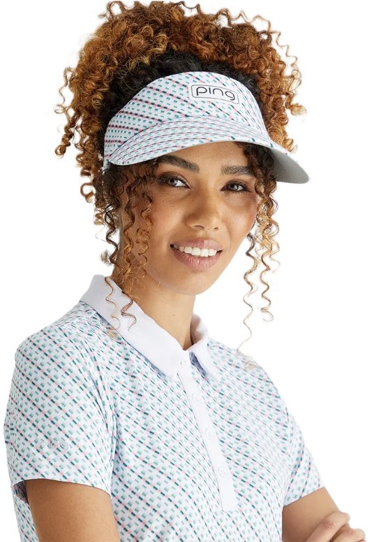 Ping Bethany Damen Poloshirt, neotheric/white