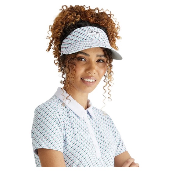 Ping Bethany Damen Poloshirt, neotheric/white