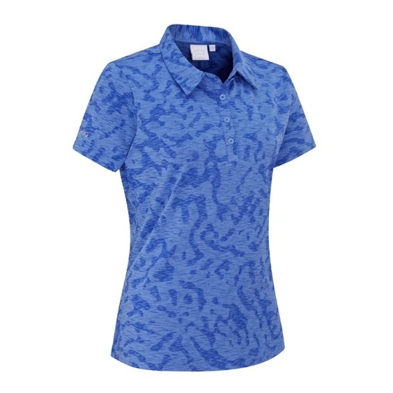 Ping Bethany Damen Poloshirt, cornflower blue