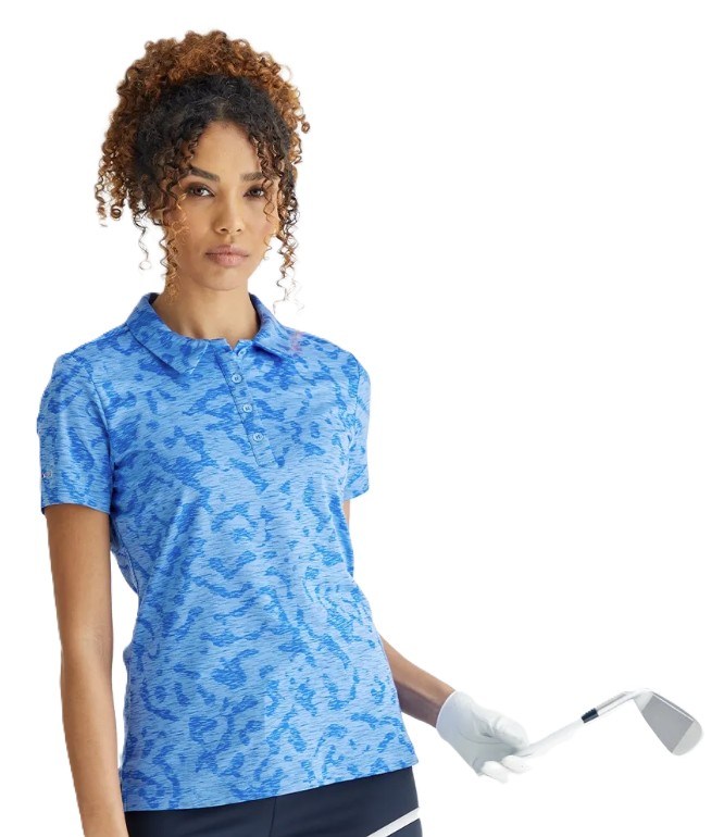 Ping Bethany Damen Poloshirt, cornflower blue