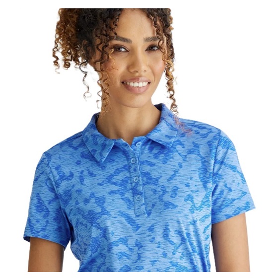 Ping Bethany Damen Poloshirt, cornflower blue