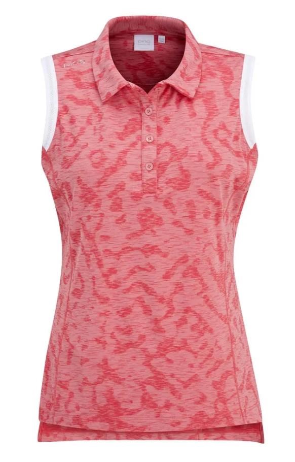 Ping Colleen ärmelloses Damen Poloshirt, sweet pea