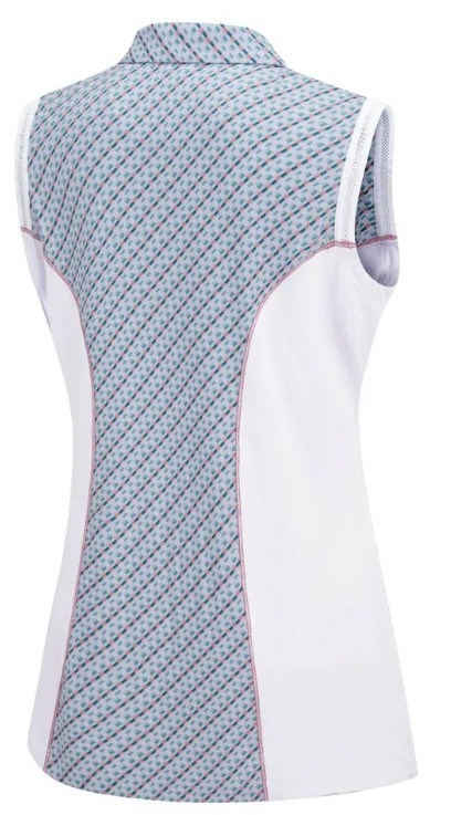 Ping Colleen ärmelloses  Damen Poloshirt, neoteric/weiss
