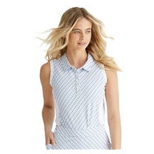 Ping Colleen ärmelloses  Damen Poloshirt, neoteric/weiss