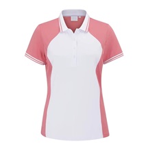 Ping Ali Damen Poloshirt, sweet pea/white