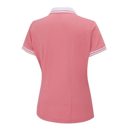 Ping Ali Damen Poloshirt, sweet pea/white