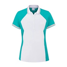 Ping Ali Damen Poloshirt, sweet türkis/weiss