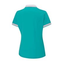 Ping Ali Damen Poloshirt, sweet türkis/weiss