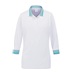 Ping Lindsey Damen Poloshirt, weiss/blau