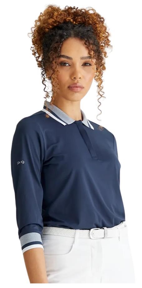 Ping Lindsey Damen Poloshirt, dunkelblau