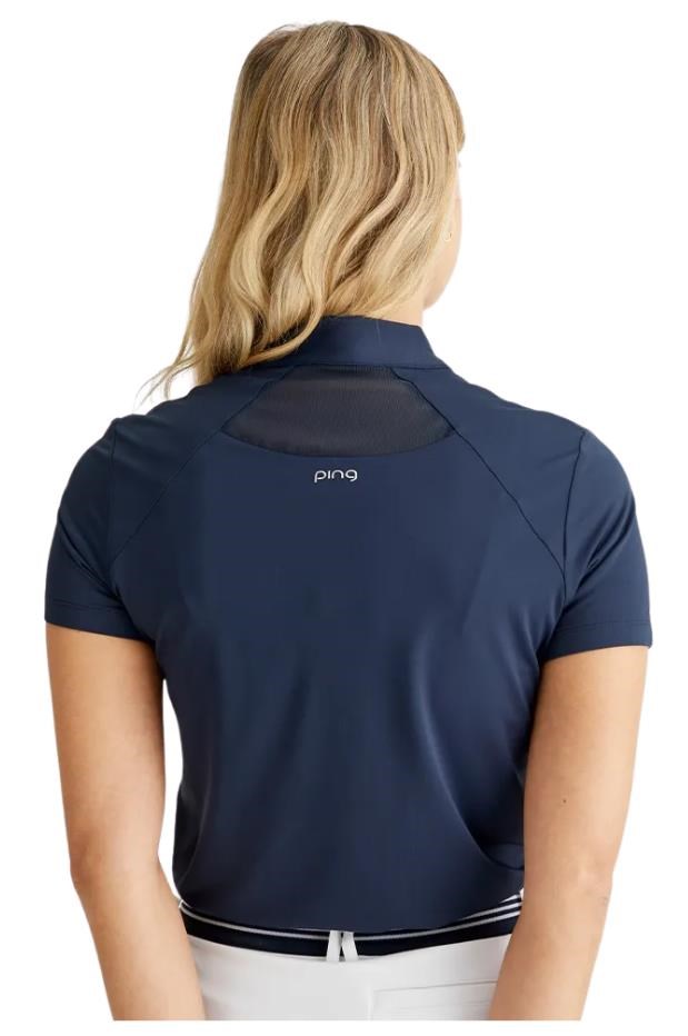 Ping Oona Damen Poloshirt, dunkelblau