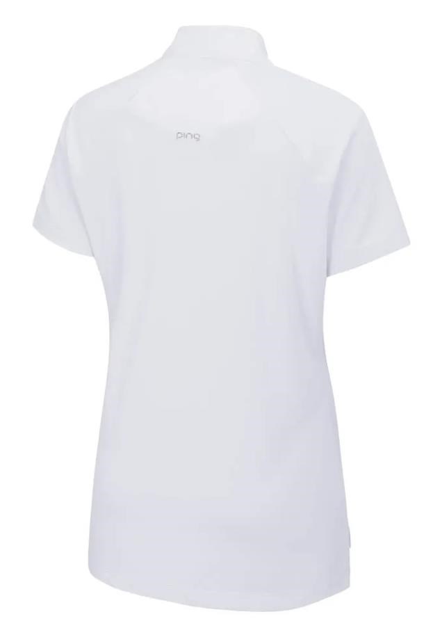Ping Oona Damen Poloshirt, weiss
