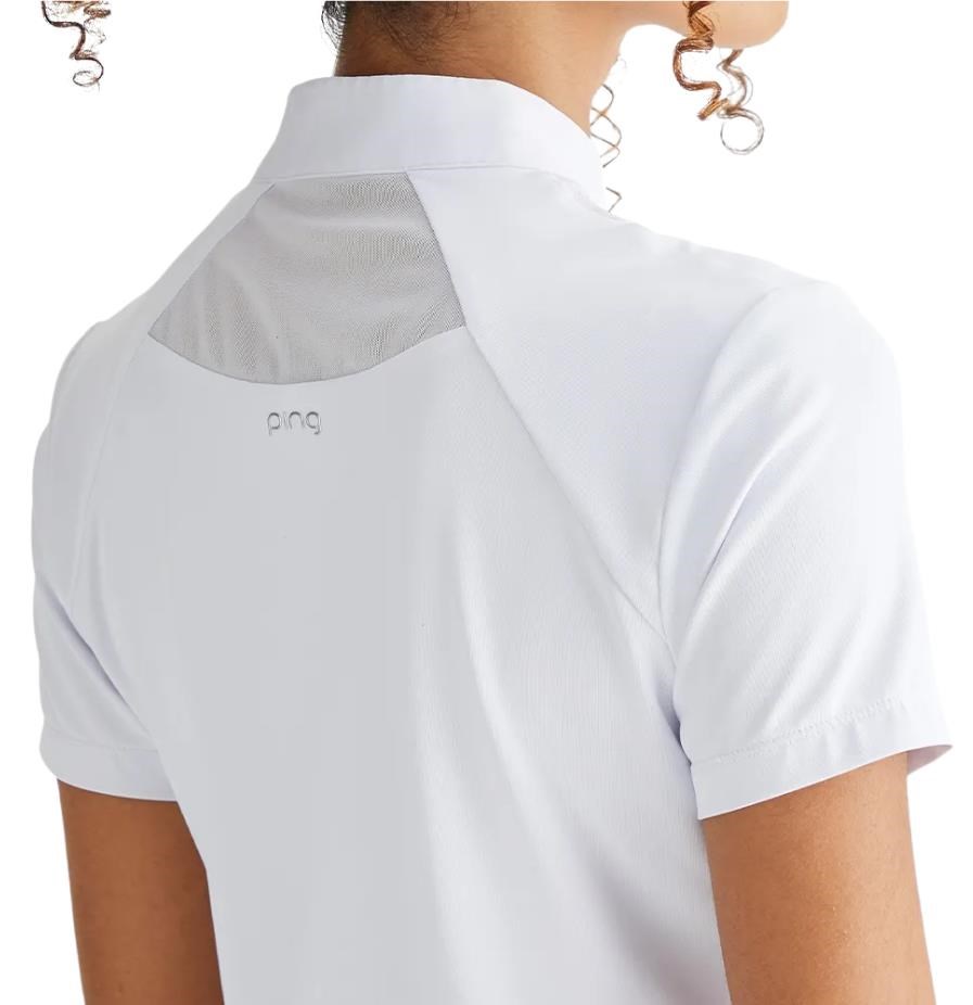 Ping Oona Damen Poloshirt, weiss