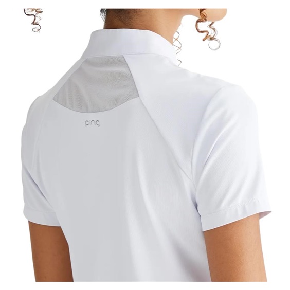 Ping Oona Damen Poloshirt, weiss