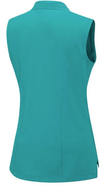 Ping Solene damenloses Poloshirt, türkis