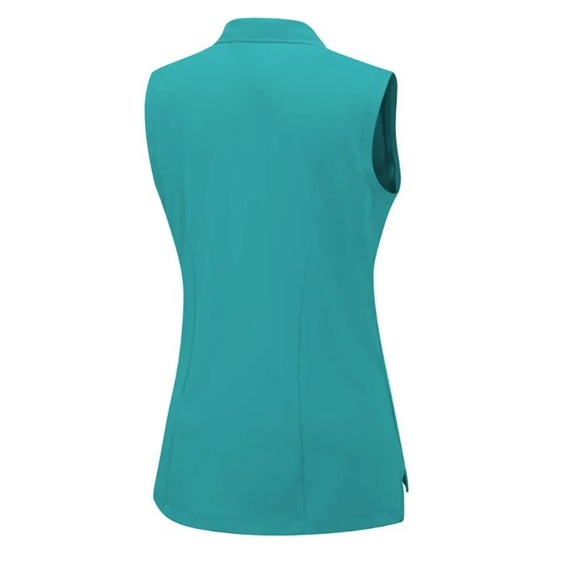 Ping Solene damenloses Poloshirt, türkis