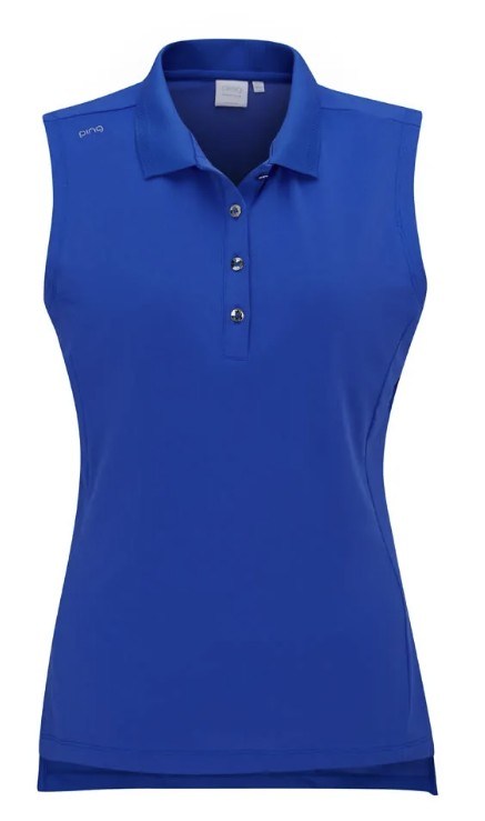 Ping Solene damenloses Poloshirt, dunkelblau