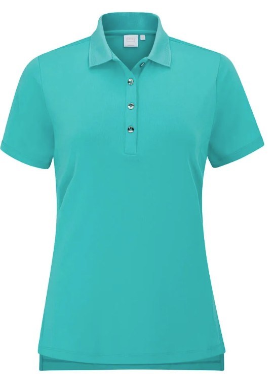 PING Sedona Damen Poloshirt, helles Aquamarin