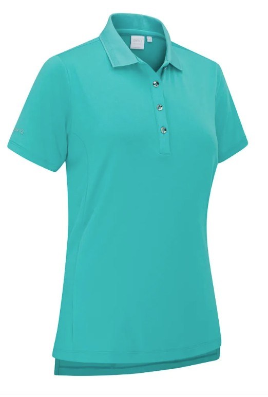 PING Sedona Damen Poloshirt, helles Aquamarin