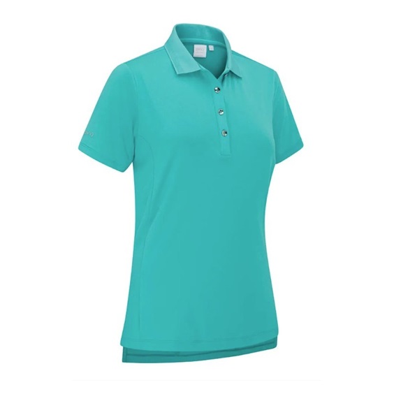 PING Sedona Damen Poloshirt, helles Aquamarin
