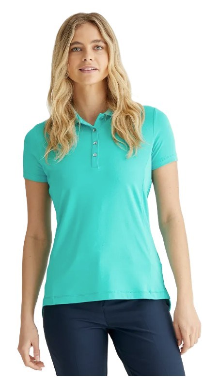 PING Sedona Damen Poloshirt, helles Aquamarin