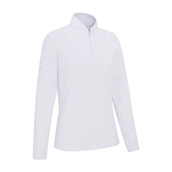 Ping Abigale Performance FleeceDamen Poloshirt, weiss