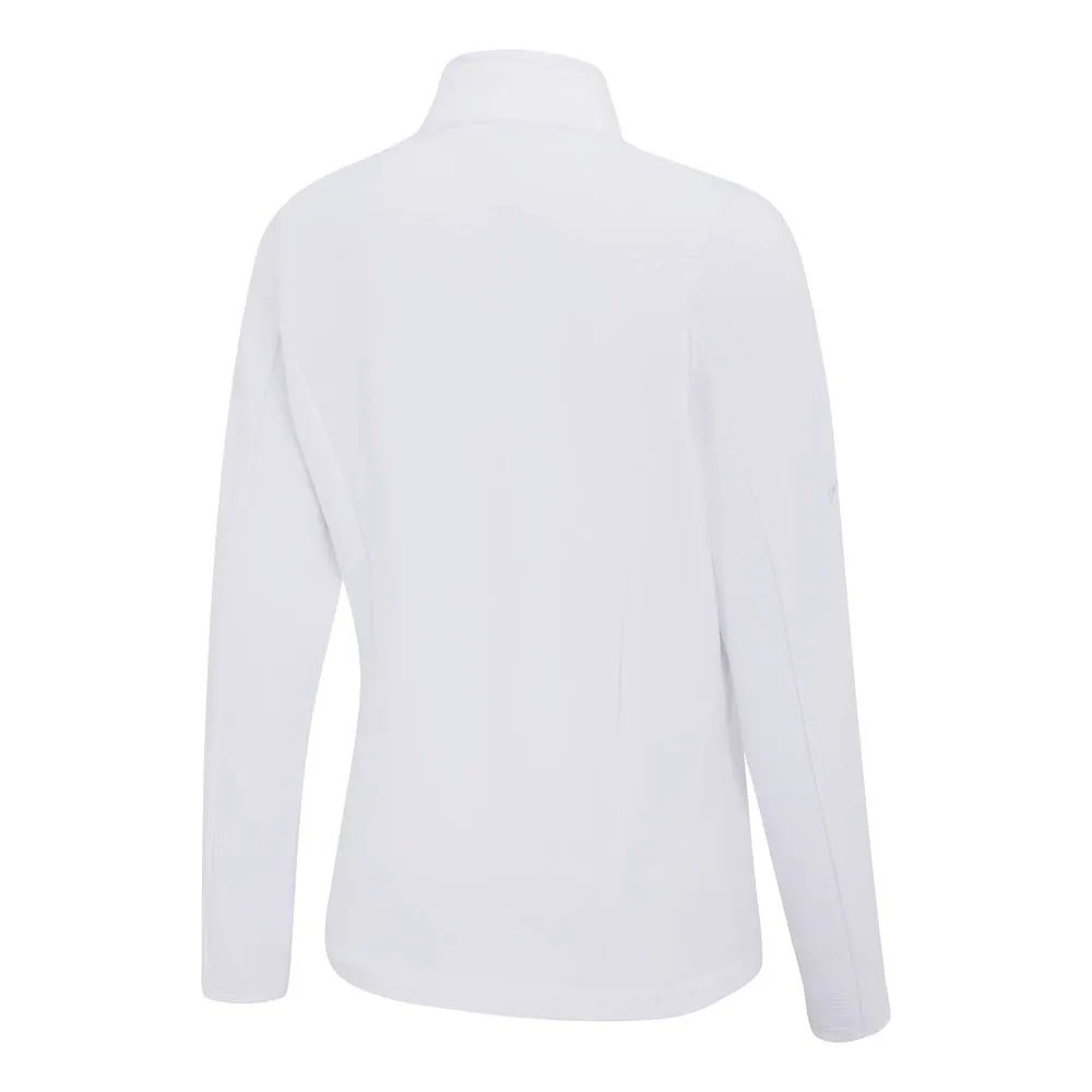 Ping Abigale Performance FleeceDamen Poloshirt, weiss
