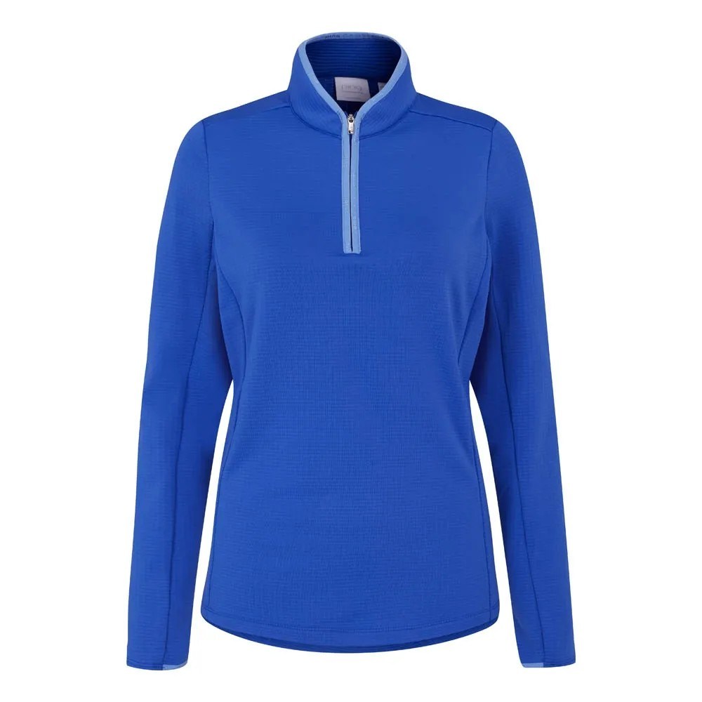 Ping Abigale Performance FleeceDamen Poloshirt, blau