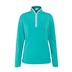 Ping Abigale Performance FleeceDamen Poloshirt, türkis
