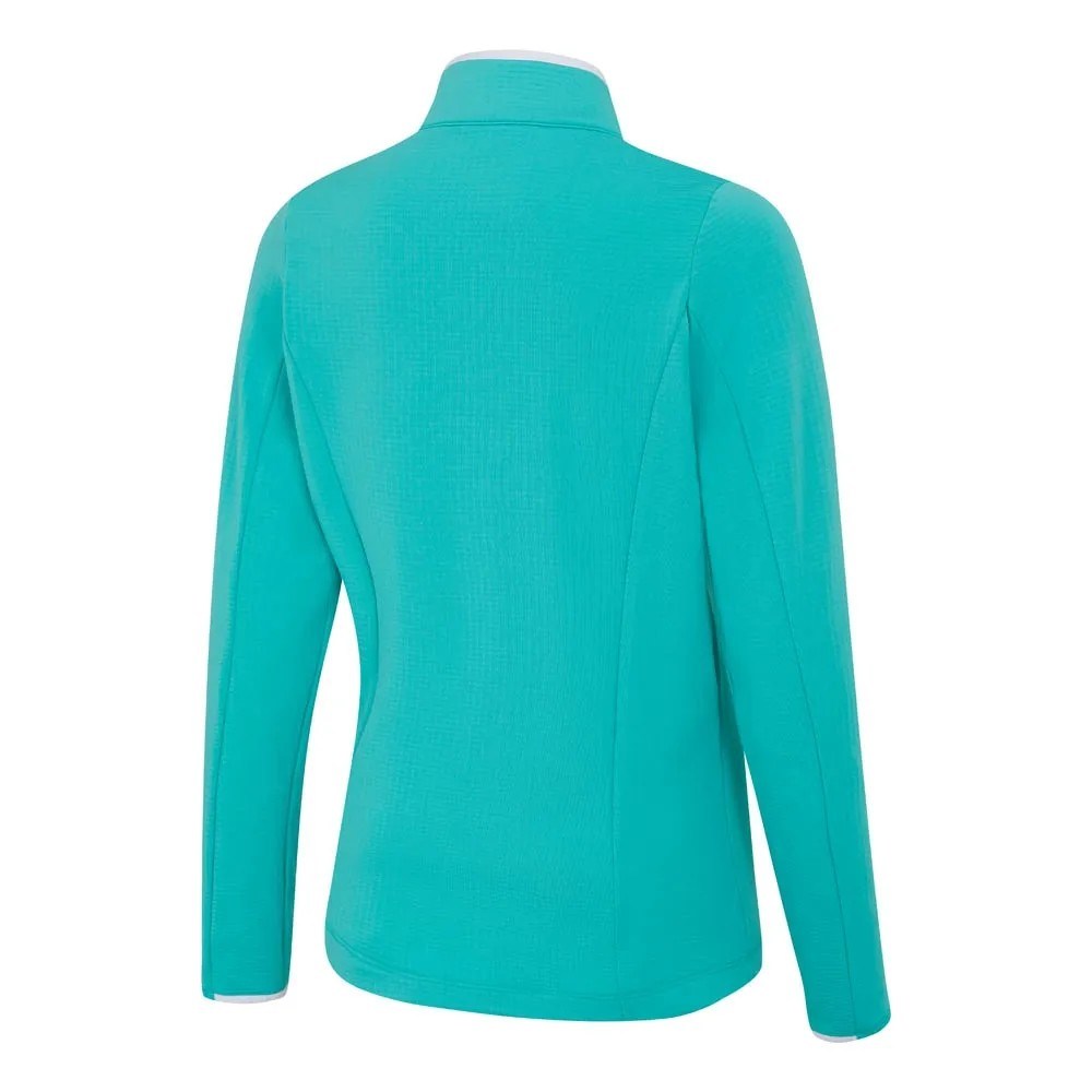 Ping Abigale Performance FleeceDamen Poloshirt, türkis