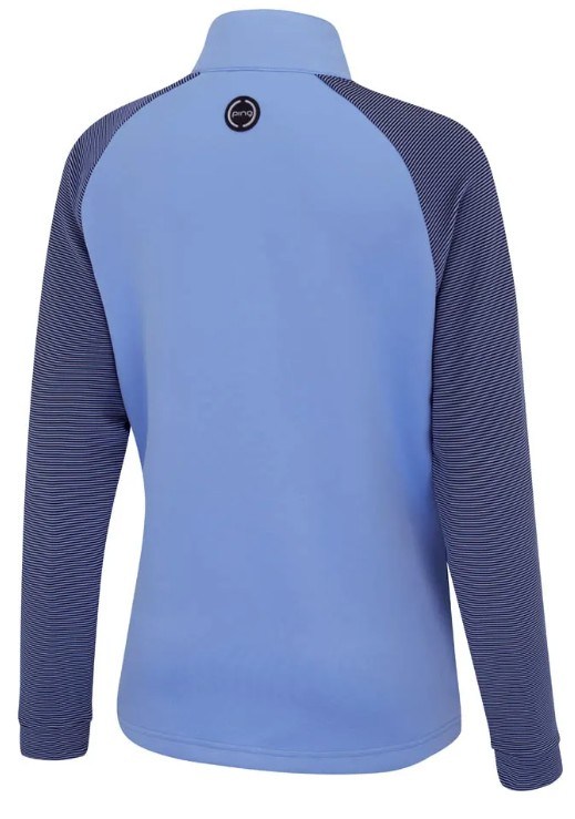 Ping Tembi Damen Poloshirt, blau/dunkelblau