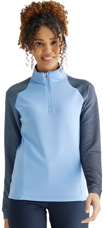 Ping Tembi Damen Poloshirt, blau/dunkelblau