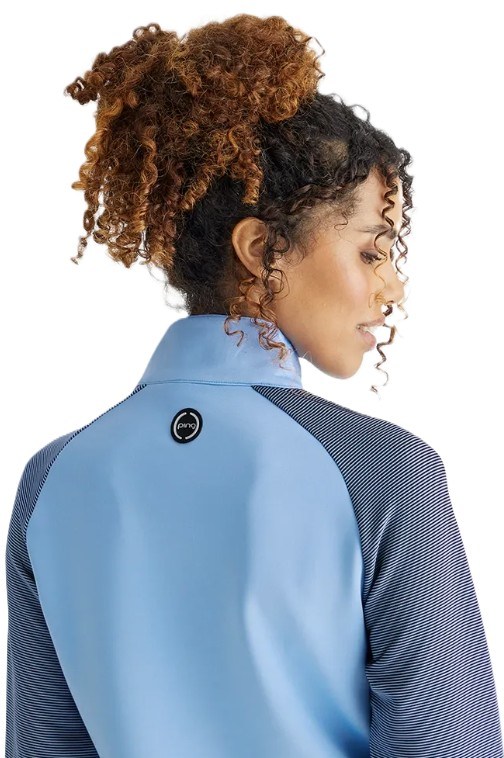 Ping Tembi Damen Poloshirt, blau/dunkelblau