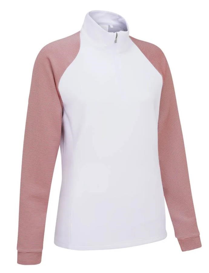 Ping Tembi Damen Poloshirt, white/sweet pea