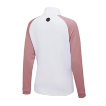 Ping Tembi Damen Poloshirt, white/sweet pea