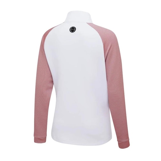 Ping Tembi Damen Poloshirt, white/sweet pea