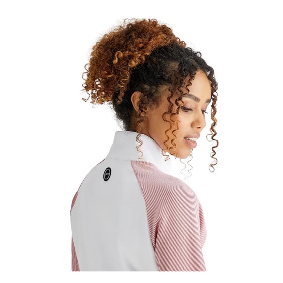Ping Tembi Damen Poloshirt, white/sweet pea