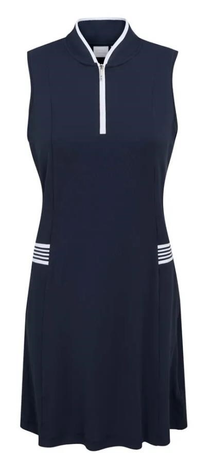 PING Mazzy Sleeveless Damen Golfkleid, dunkelblau