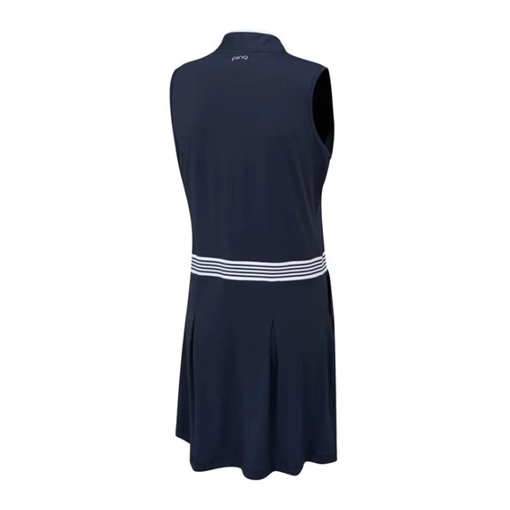 PING Mazzy Sleeveless Damen Golfkleid, dunkelblau
