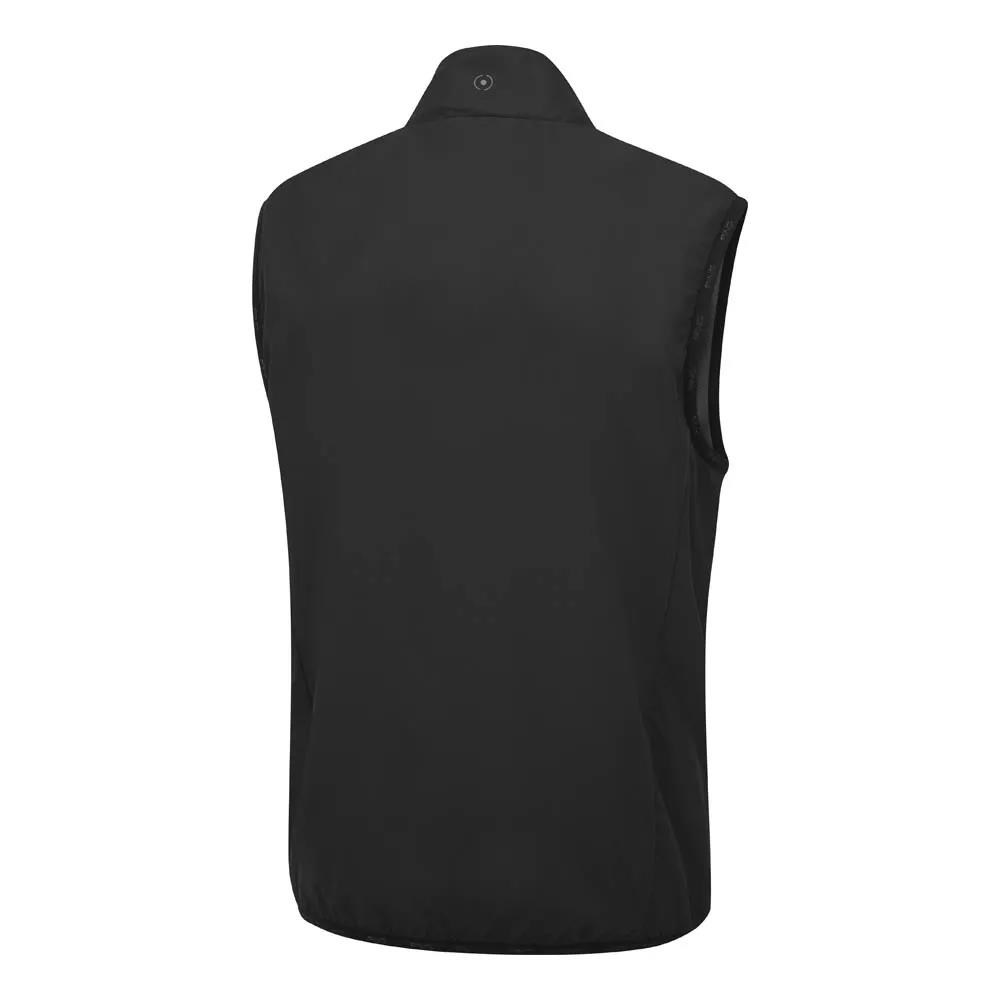 Ping Ashbourne Herren-Fleece-Weste, black asphalt
