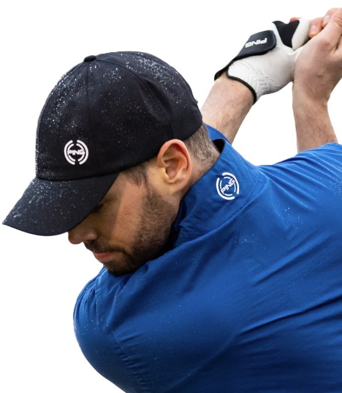 Ping SensorDry waterproof Herren Cap, schwarz