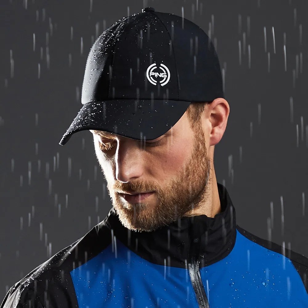 Ping SensorDry waterproof Herren Cap, schwarz