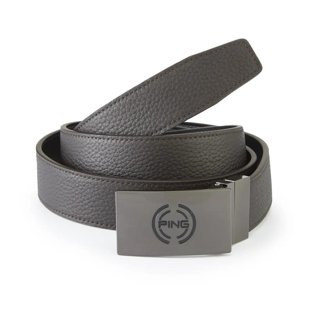 Ping Stamp Reversible Wendbarer Herrengürtel, braun/schwarz