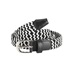Ping stretch webbing Damen Gürtel, weiss/schwarz