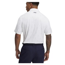 Under Armour T2G Printed Herren Poloshirt, weiss