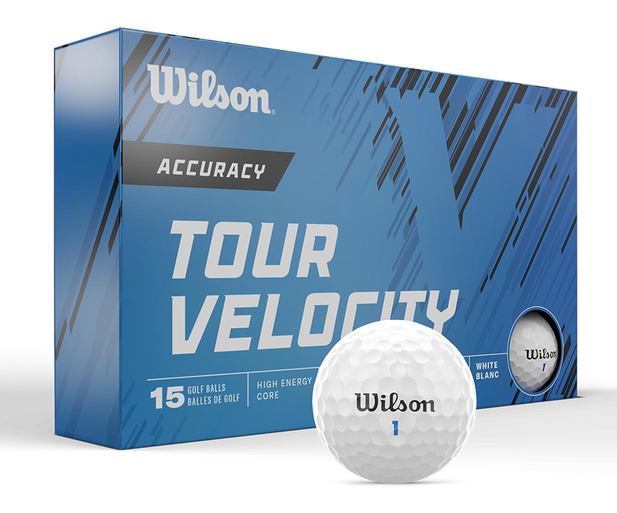 Wilson Tour Velocity Accuracy Golfbälle, 15Stk.